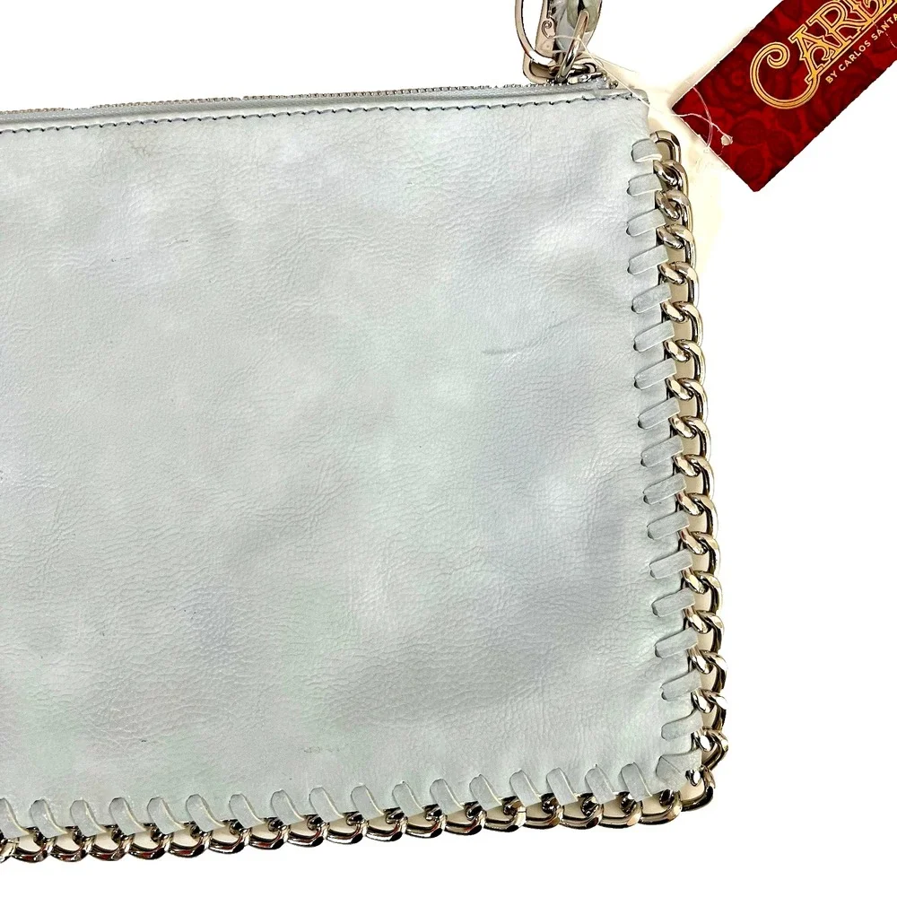 Carlos by Carlos Santana Leather Hand Bag, Clutch,‎ Purse Vintage